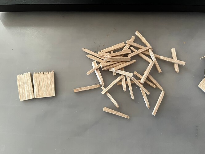 Splitting Away Individual Pegs