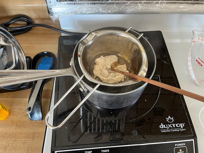 double boiler at work