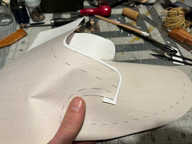 profile view of quarter tab