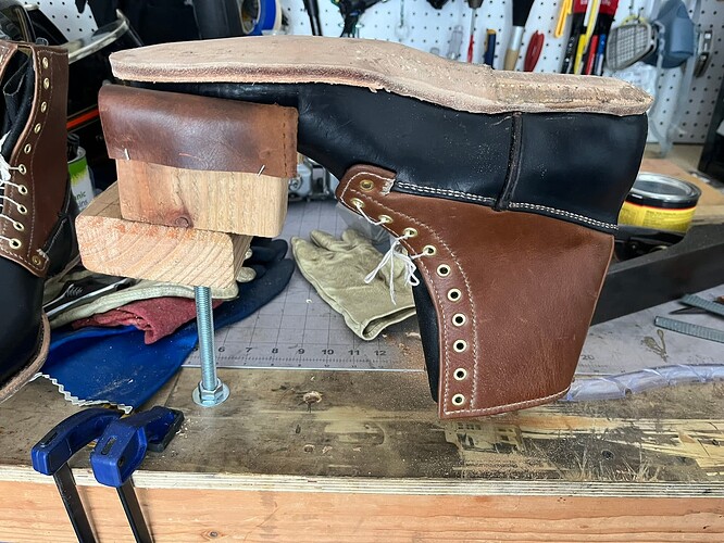 Boot on Post and Cradle
